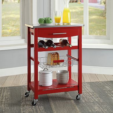 Linon Clarke Kitchen Bar Cart