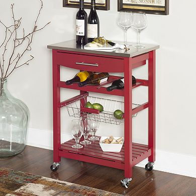 Linon Clarke Kitchen Bar Cart