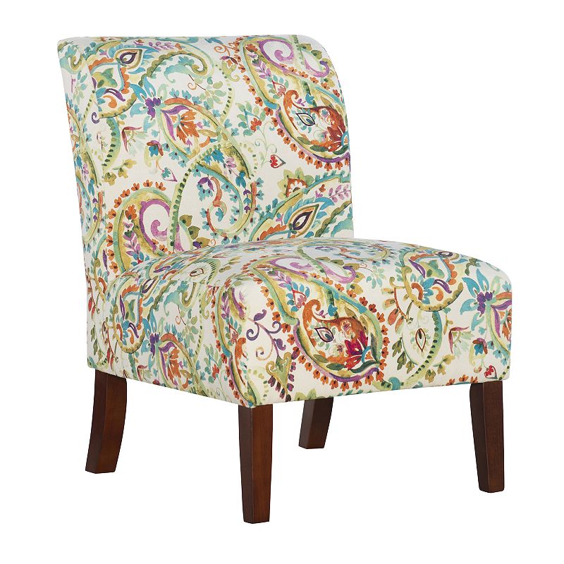 Linon Julie Slipper Accent Chair, Multicolor