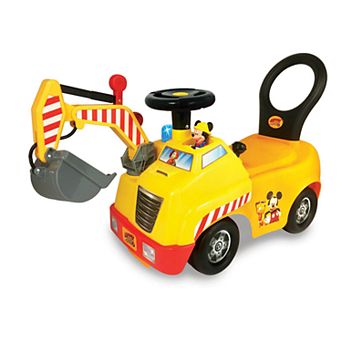 Disney's Mickey & The Roadster Racers Mickey Mouse Activity Crane Ride-On Vehicle by Kiddieland