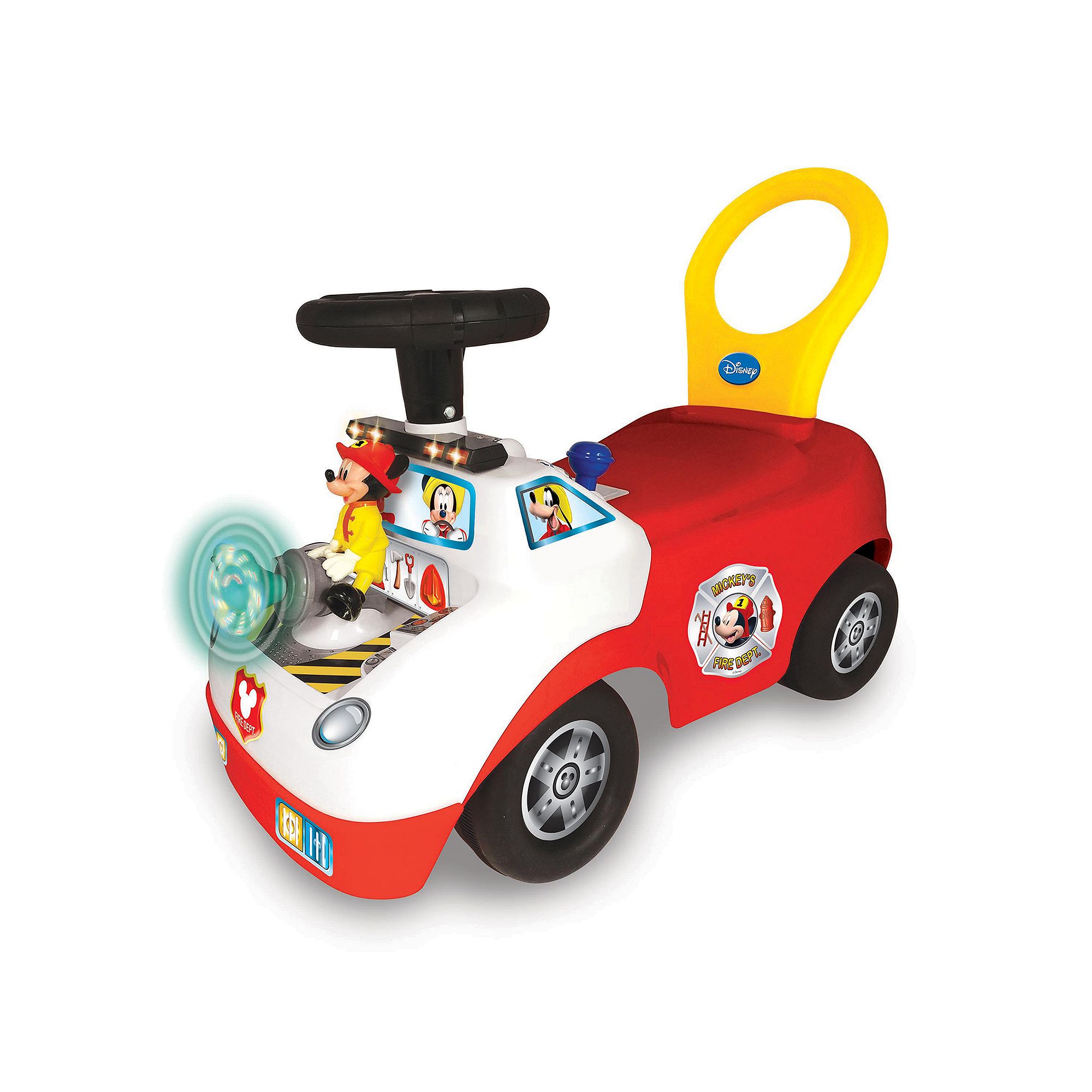 Disneys Mickey Mouse Activity Fire Truck Light & Sound Activity Ride-On Ve
