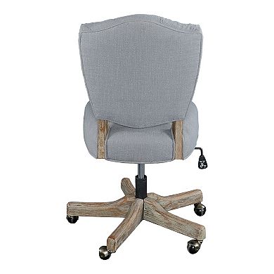 Linon Kelsey Adjustable Office Desk Chair 