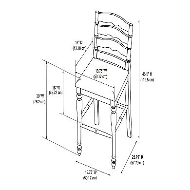 Linon Melva Bar Stool