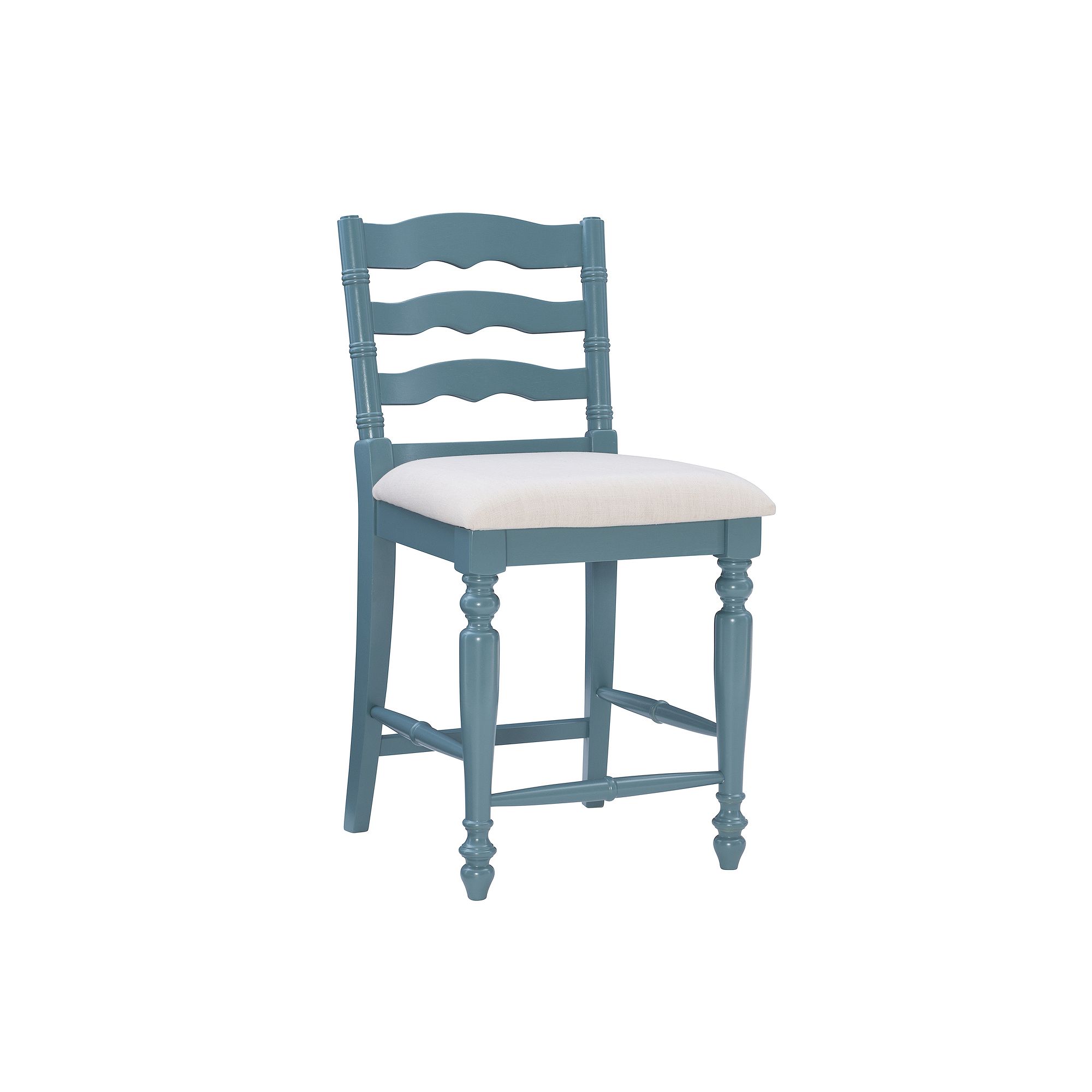 Linon Melva Counter Stool, Blue