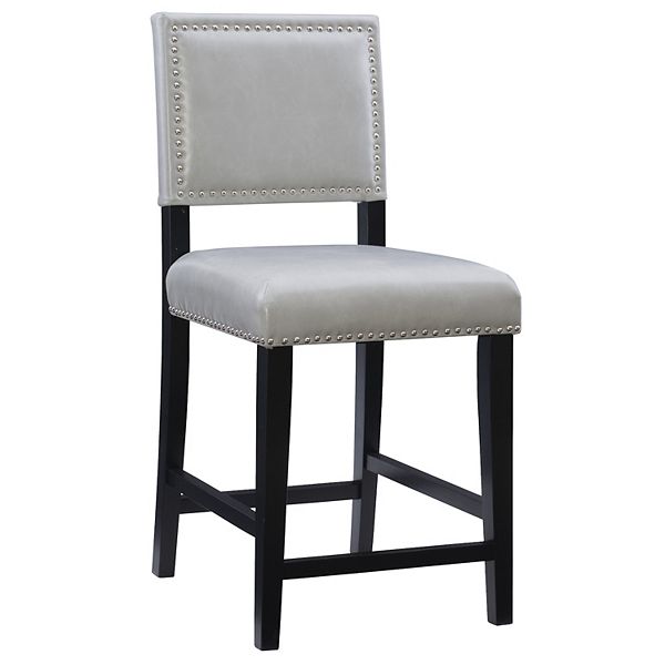 Linon Blake Faux Leather Counter Stool