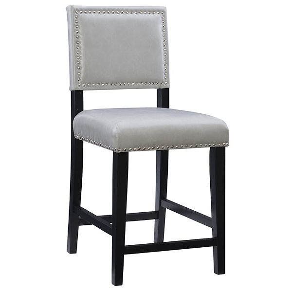 Linon Blake Faux Leather Counter Stool, Faux Leather Counter Stools