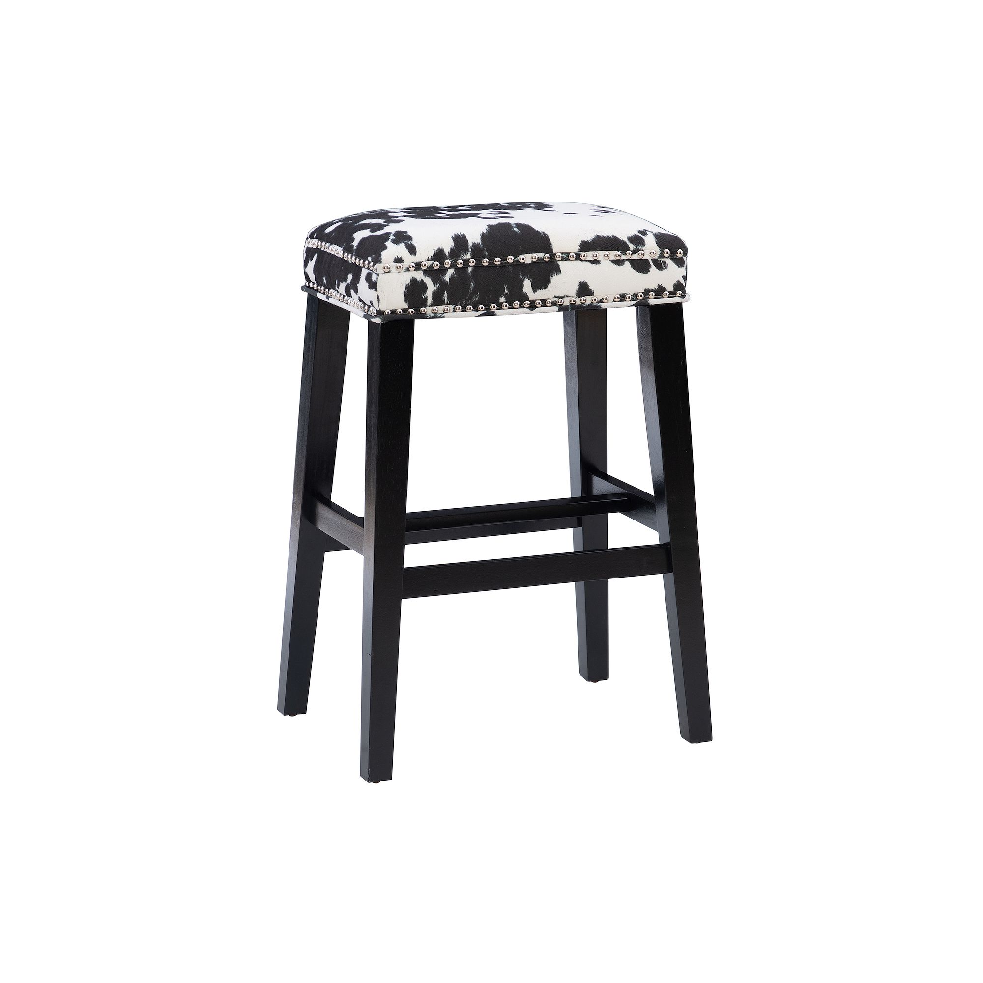 Linon Walt Bar Stool, Black