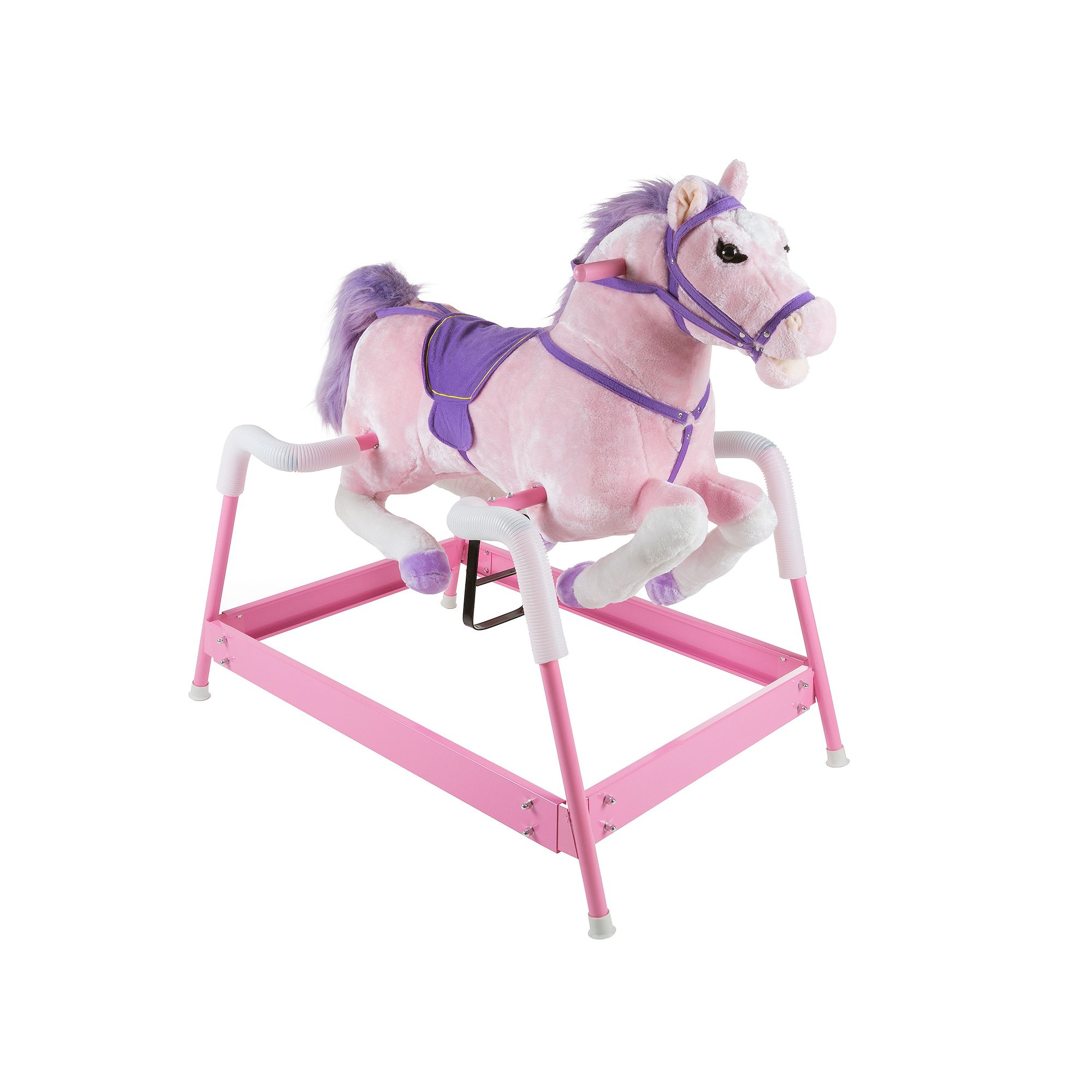 Happy Trails Pink Spring Rocking Horse Ride-On