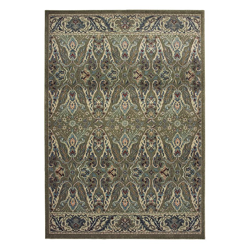 StyleHaven Revere New Traditions Floral Rug, Brown, 2X7.5 Ft