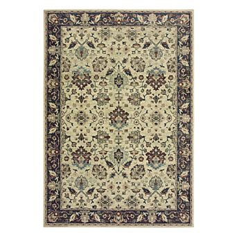 StyleHaven Revere Traditional Framed Floral Rug