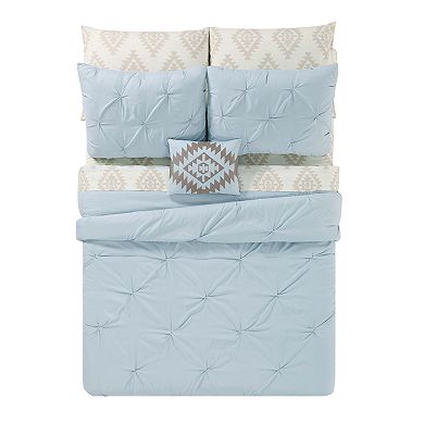 Truly Soft Pueblo Pleated Comforter Bedding Set