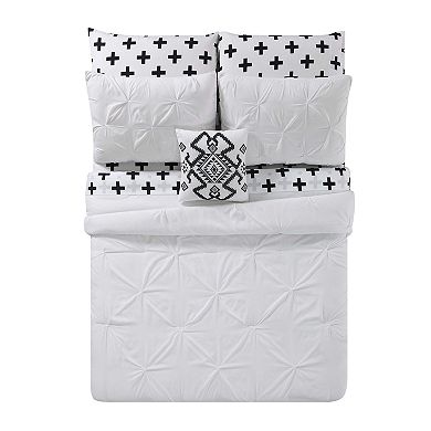 Truly Soft Pueblo Pleated Comforter Bedding Set