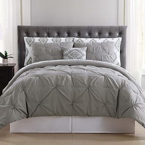 Truly Soft Arrow Pleated Comforter Bedding Set