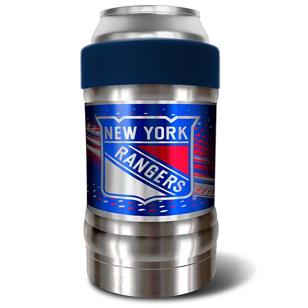 New York Rangers 12 oz Heather Blue Can Cooler Holder