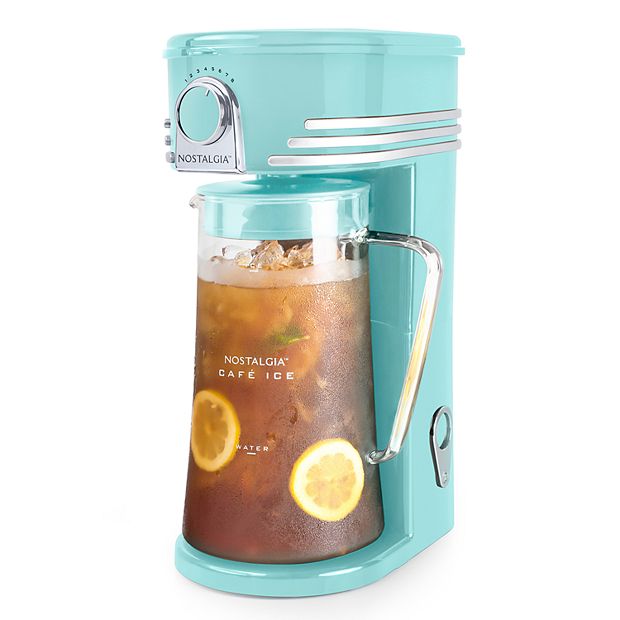 Nostalgia CLIT3PLSAQ Classic Ice Brew Tea & Coffee Maker with Plastic  Pitcher CLIT3PLSAQ, Color: Blue - JCPenney