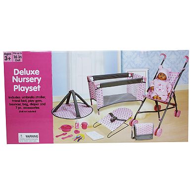 Lissi 5-Piece Baby Doll Deluxe Nursery Play Set