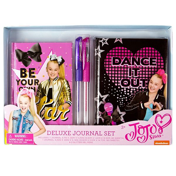 Girls 4 16 Jojo Siwa 4 Piece Deluxe Journal Set