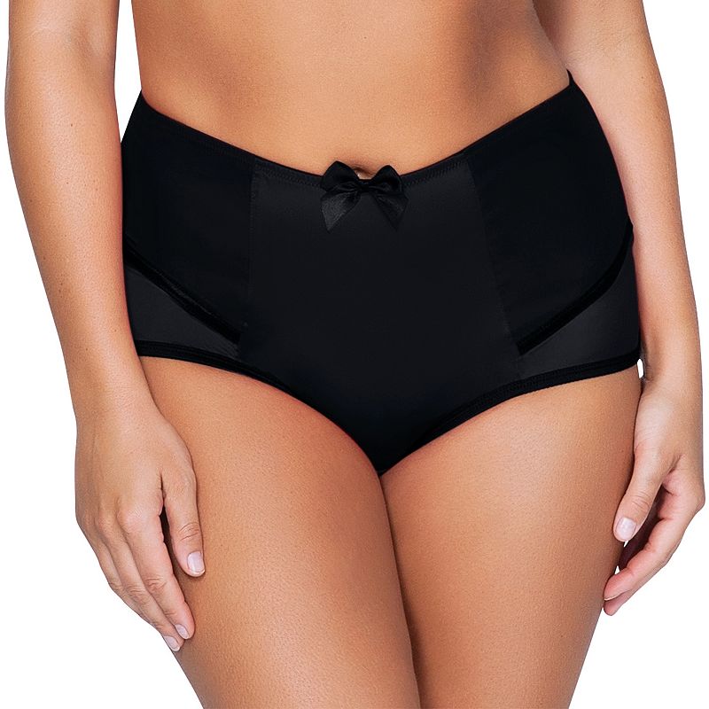 Women's Parfait Charlotte High-Waist Brief Panty 6917, Size: Small, Black