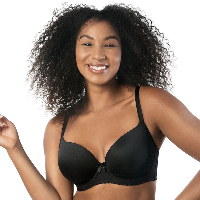 Parfait Bra: Casey Full-Figure Plunge Bra 2801, Women's, Size: 40 E, Black