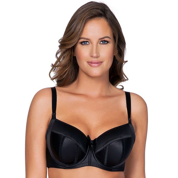 PARFAIT Charlotte 6901 Women's Full Busted and Full Figured Sexy Padded Bra-Black-30D  at  Women's Clothing store