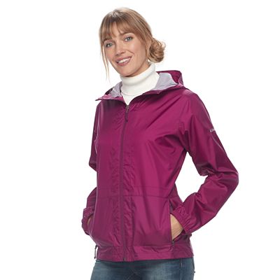 Women's Columbia Rain to Fame Hooded Rain Jacket