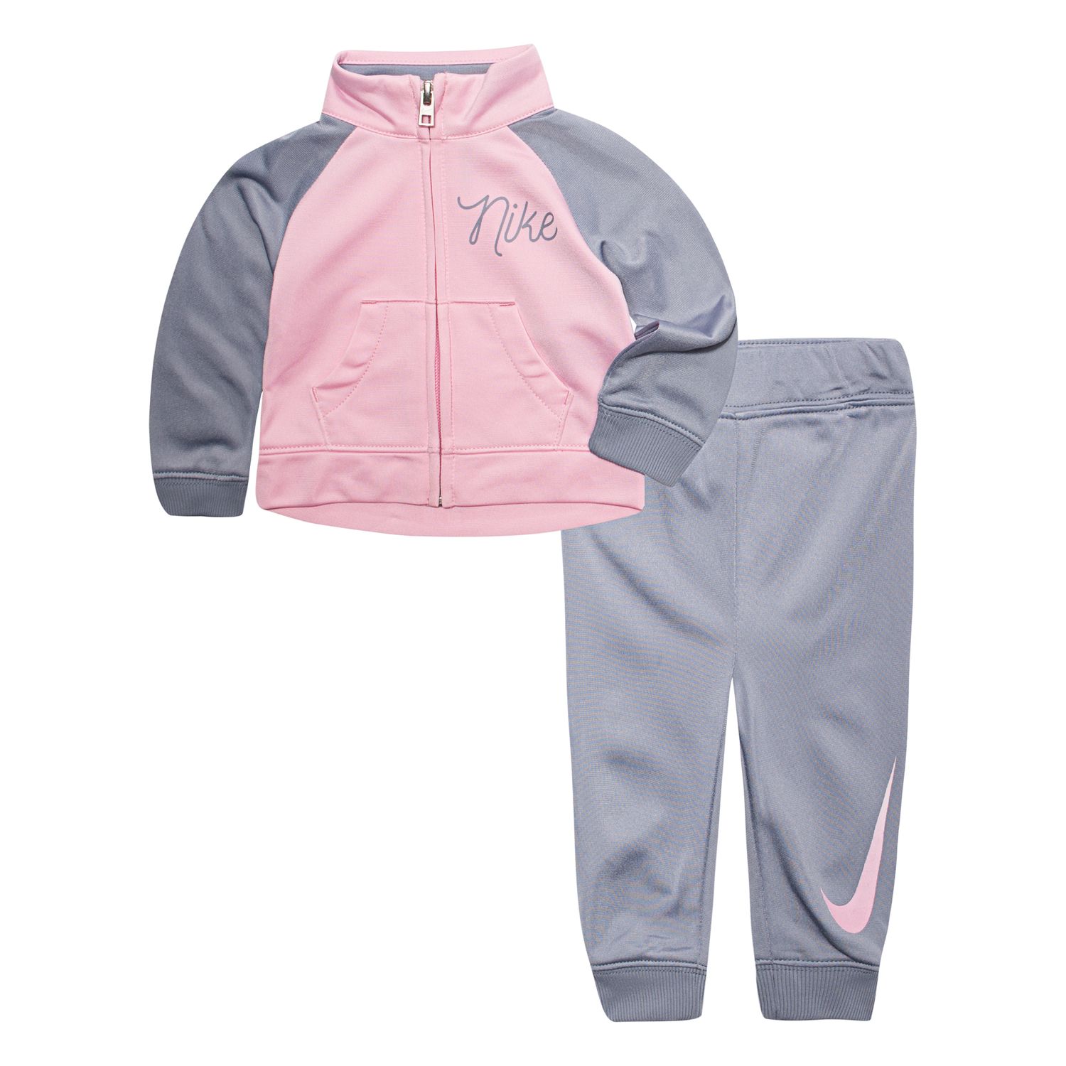 light pink nike jogging suit