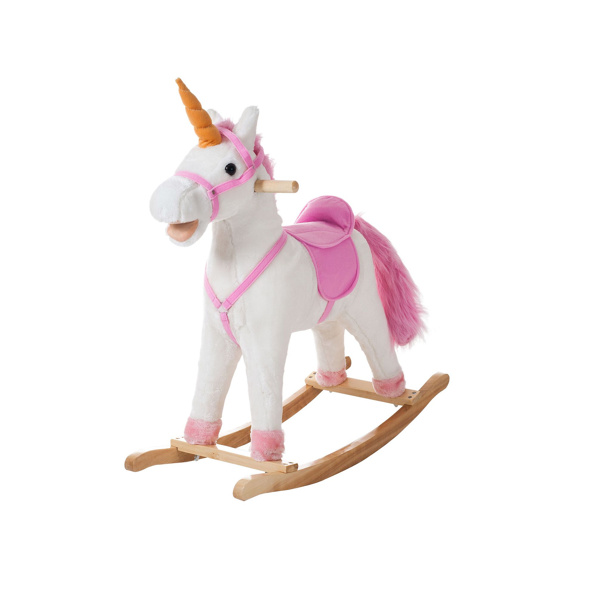Happy Trails Bella the Rocking Unicorn Ride-On, Multicolor