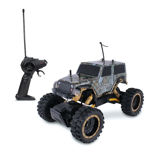 NKOK RealTree Jeep Wrangler Rock Crawler Remote Control Toy