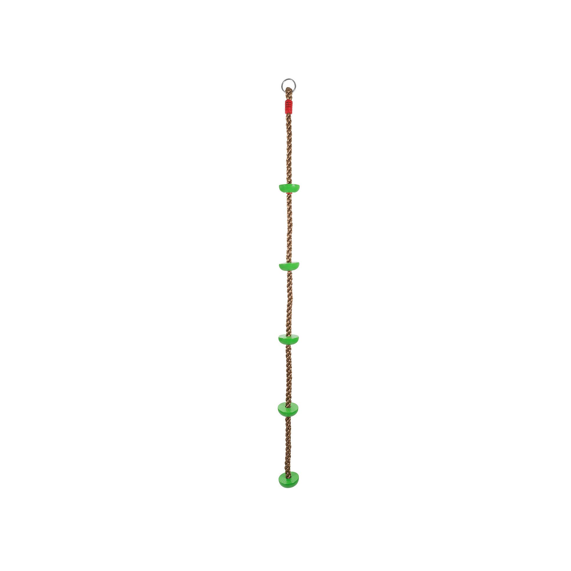 Hey! Play! Climbing Rope Knotted Tree Swing Ladder, Multicolor