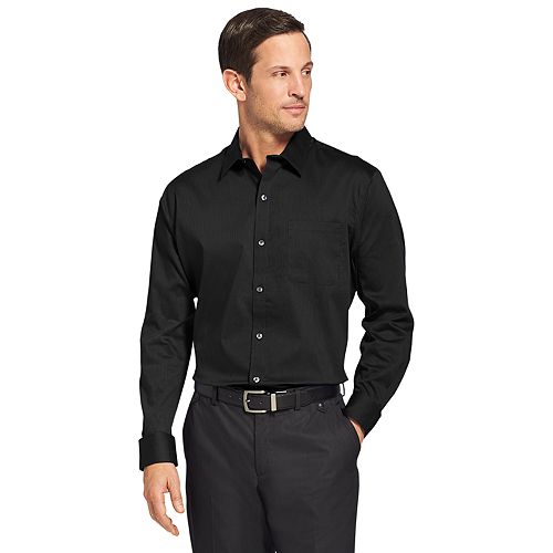 Men's Van Heusen Traveler Bedford Classic-Fit Stretch Non-Iron Button ...