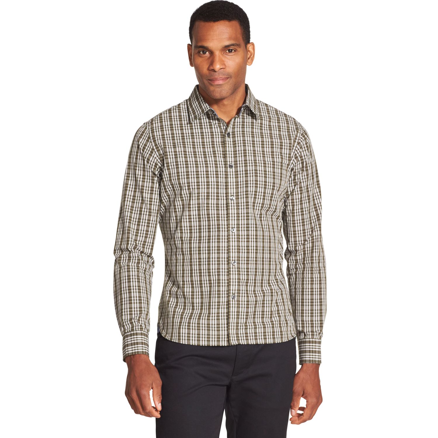 van heusen untucked shirts