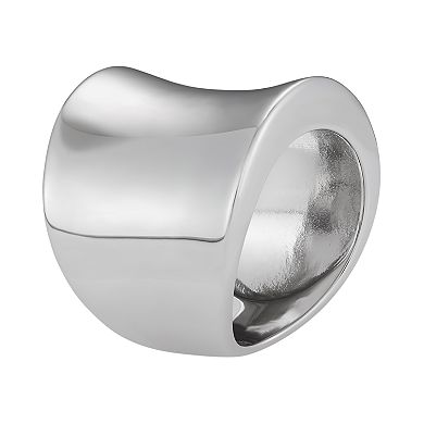 Sterling Silver Concave Dome Ring
