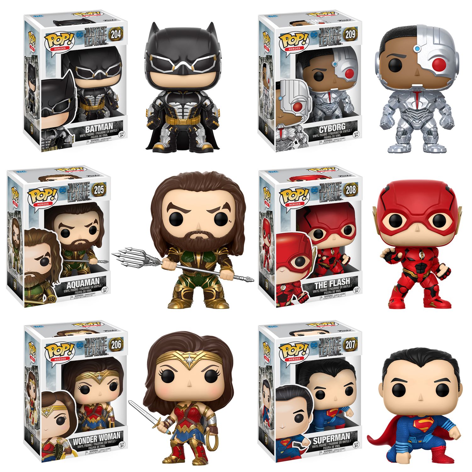 funko pop superman justice league