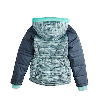 Girls 4-16 Free Country Space-Dyed Heavyweight Puffer Jacket