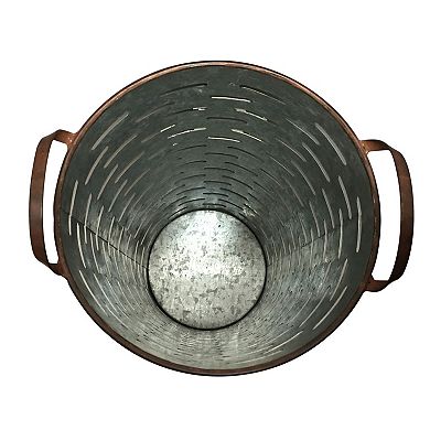 Sonoma Goods For Life™ Small Galvanized Metal Bucket Decor 