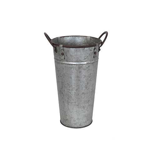 SONOMA Goods for Life® Large Galvanized Metal Bucket Decor