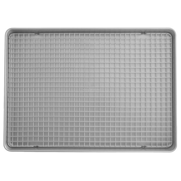 Cookie Sheet With Cooling Rack Set, Thickness Nonstick Carbon