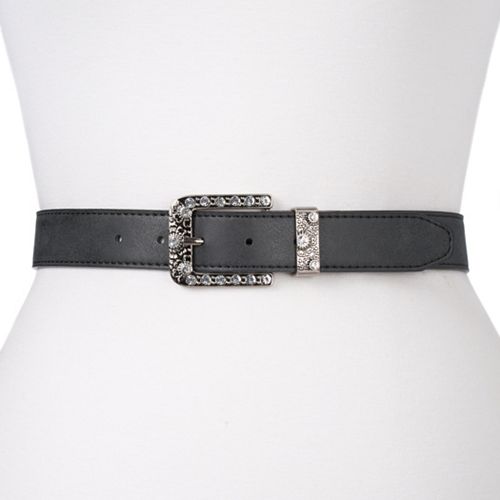 Women's & Plus Size Relic Rhinestone Studded Belt