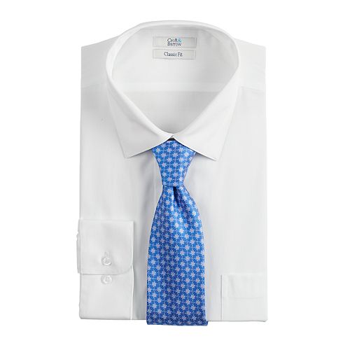 Men's dress shirt with tie