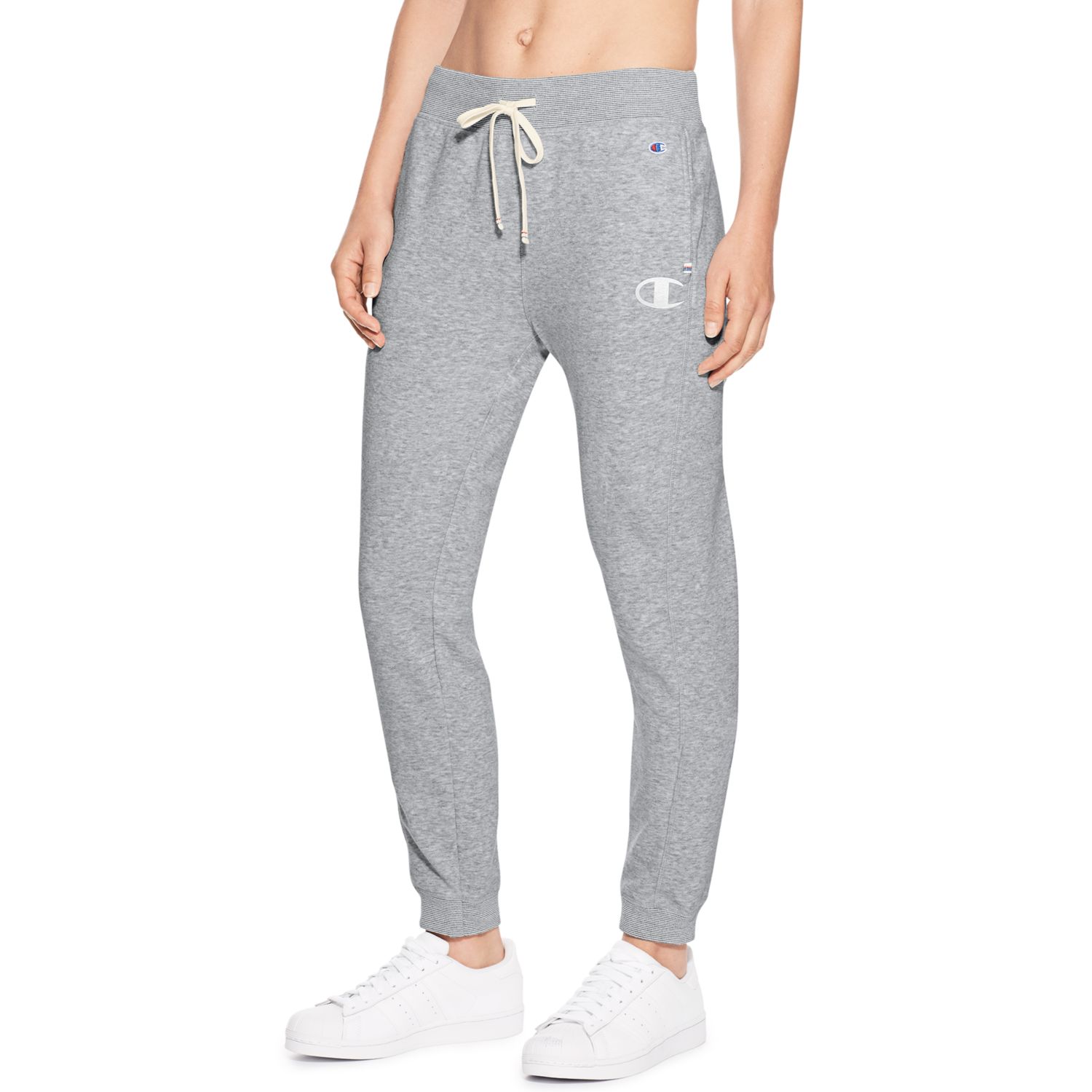 gray champion sweatpants womens