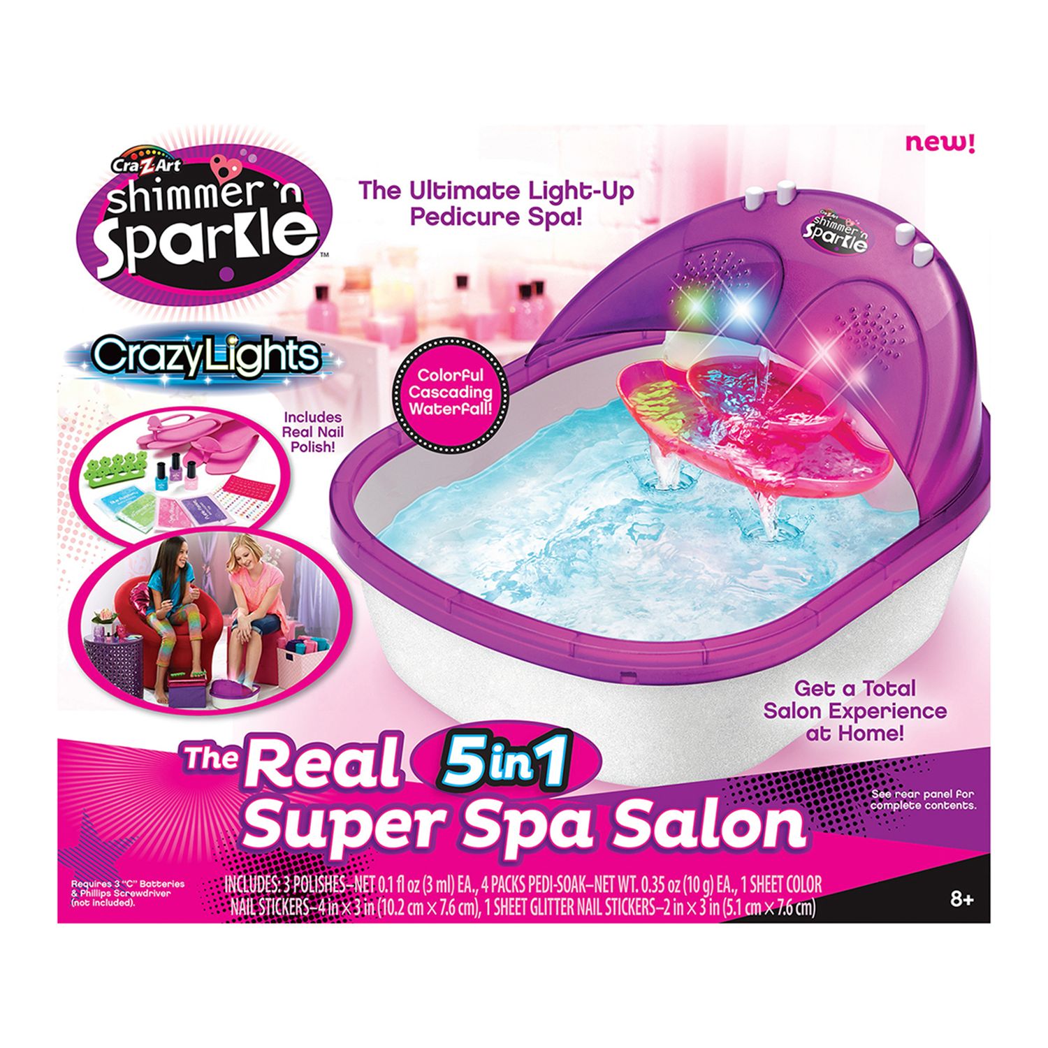 cra z art shimmer and sparkle spa