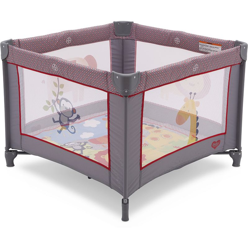 Delta Children 36" x 36" Playard, Fun in the Jungle