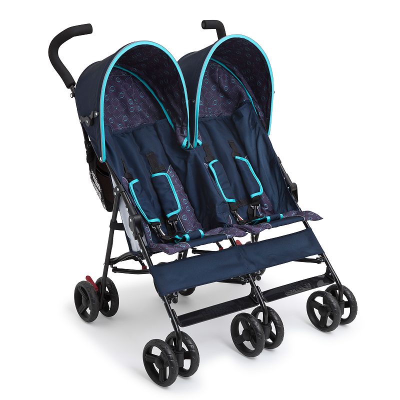 Delta Children LX Side by Side Double Stroller  Night Sky