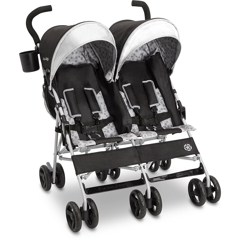 J Is For Jeep Brand Scout Baby Twin Seat Double Stroller - Charcoal Galaxy