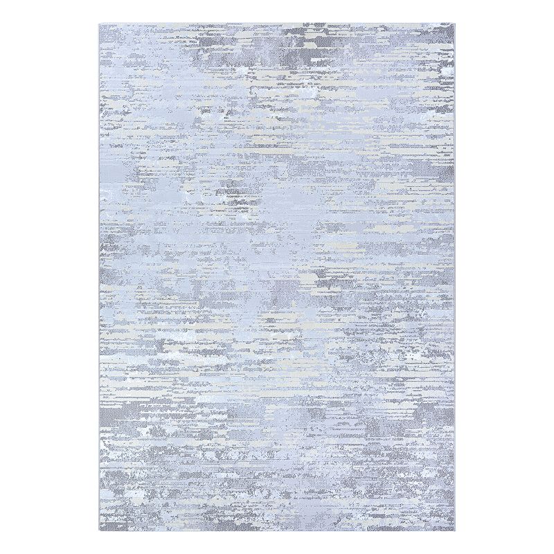 Couristan Serenity Cryptic Abstract Rug, Grey, 8X11 Ft