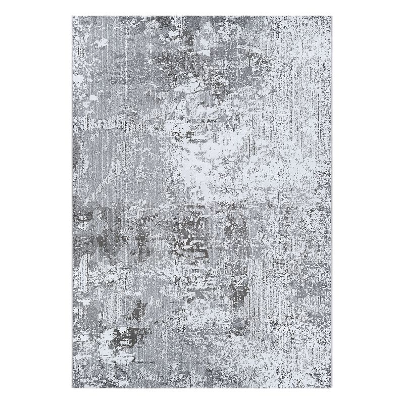 Couristan Serenity Field Stone Abstract Rug, Brown White, 5X7.5 Ft