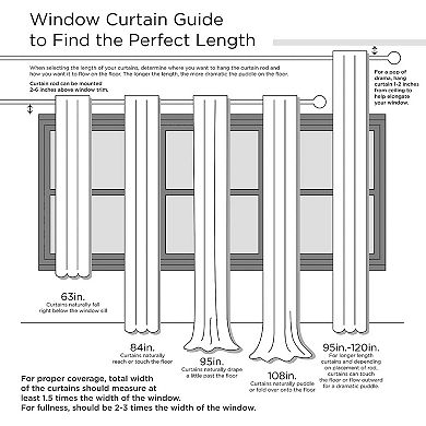 Madison Park 2-pack Elowen Twisted Tab Voile Sheer Window Curtains