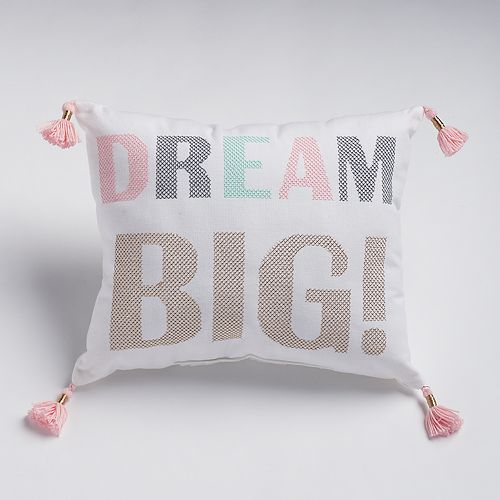 Sonoma Goods For Life Kids Dream Big Throw Pillow