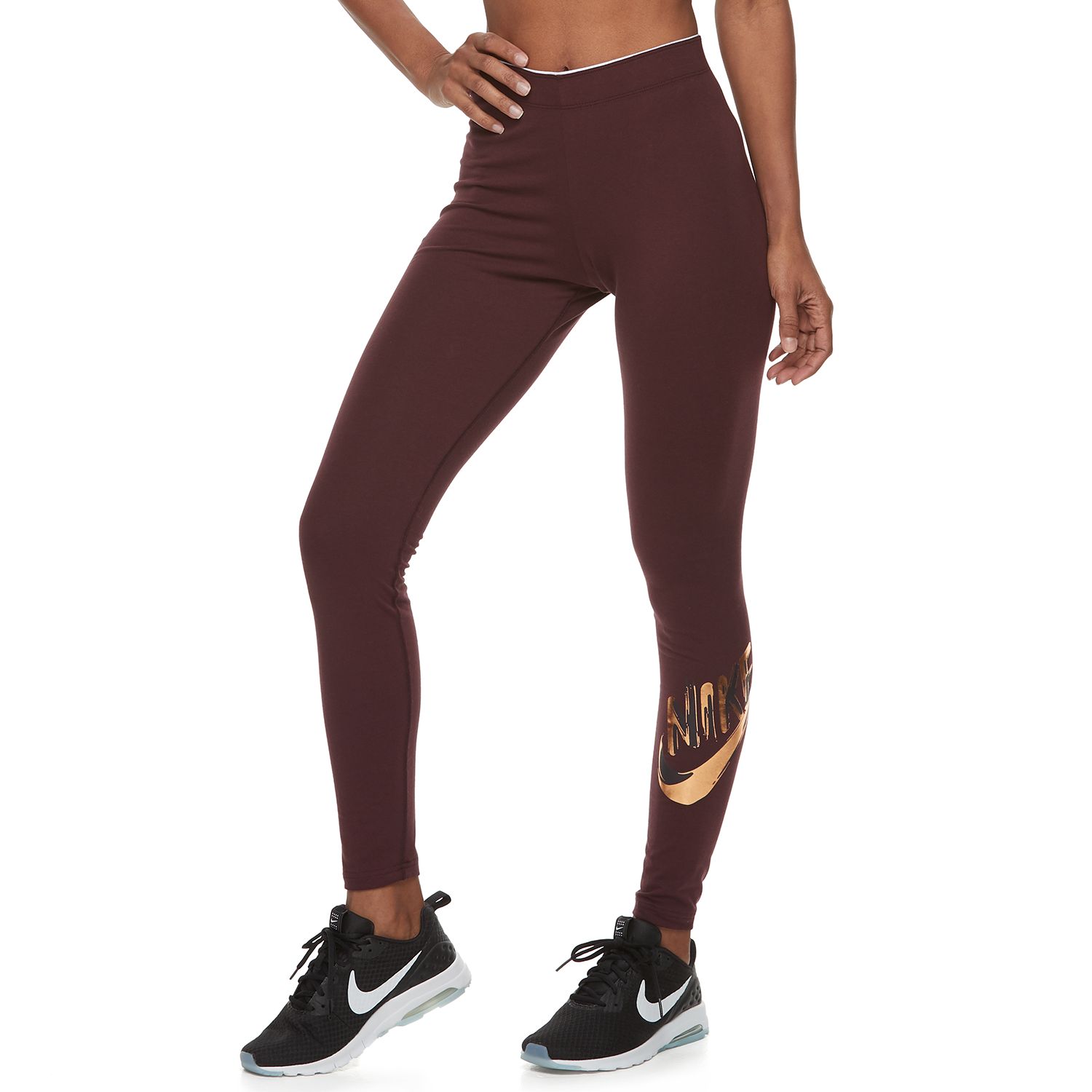 nike sportswear women's metallic leggings