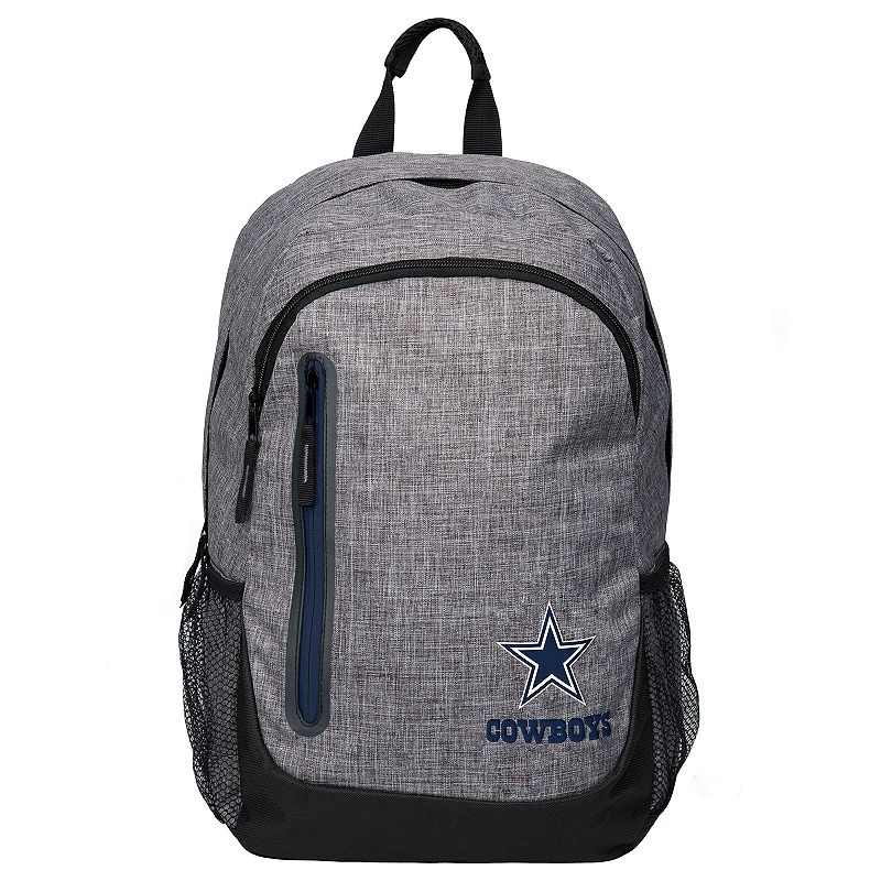 Forever Collectibles Dallas Cowboys Team Logo Backpack, Med Grey